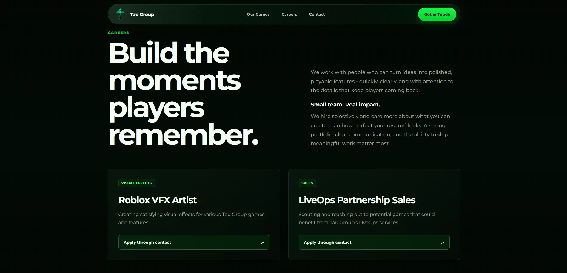 Tau Group - project view 3